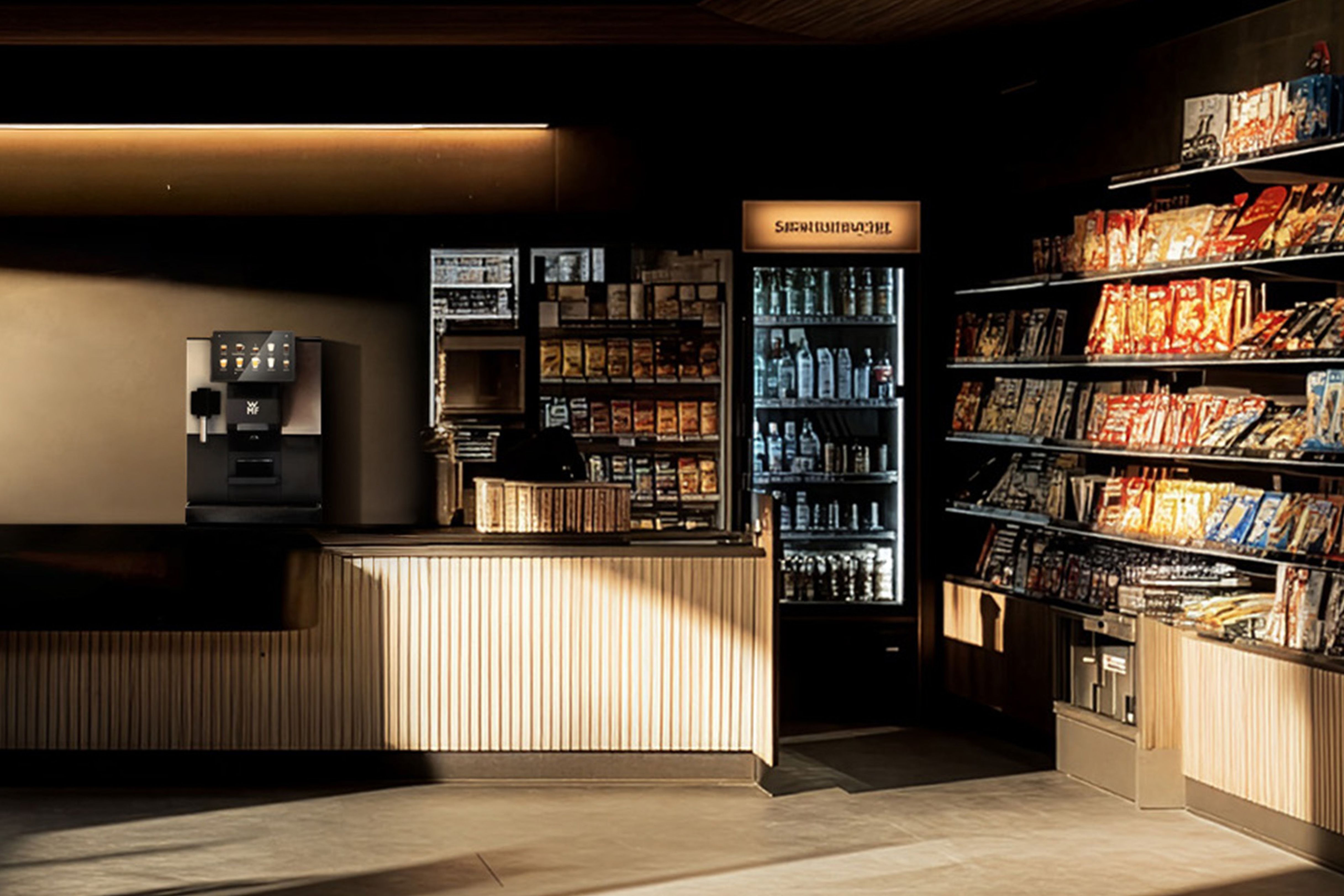 WMF Peak 50 in einem Convenience Store