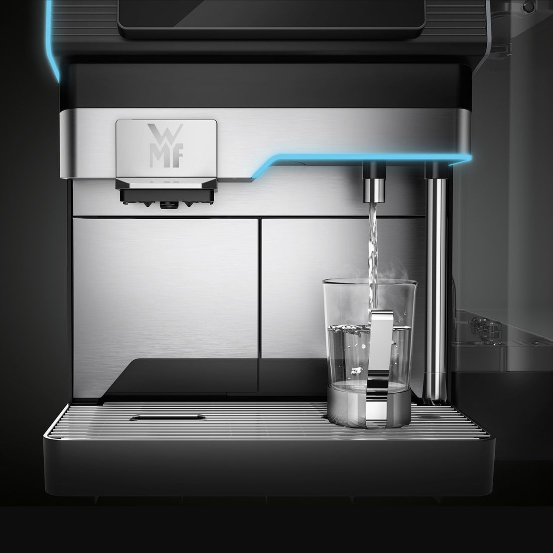 WMF Elevation 10 coffee machine for office with hot water output