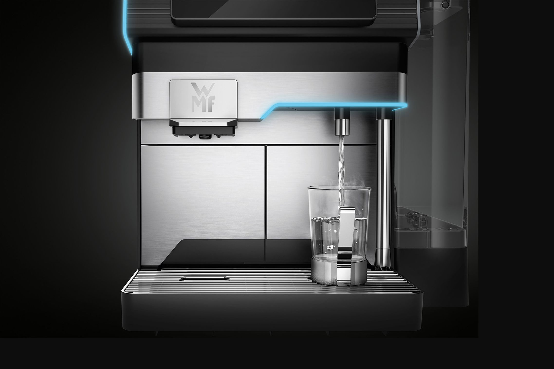 WMF Elevation 10 Kaffeemaschine für Büros mit Heißwasserausgabe