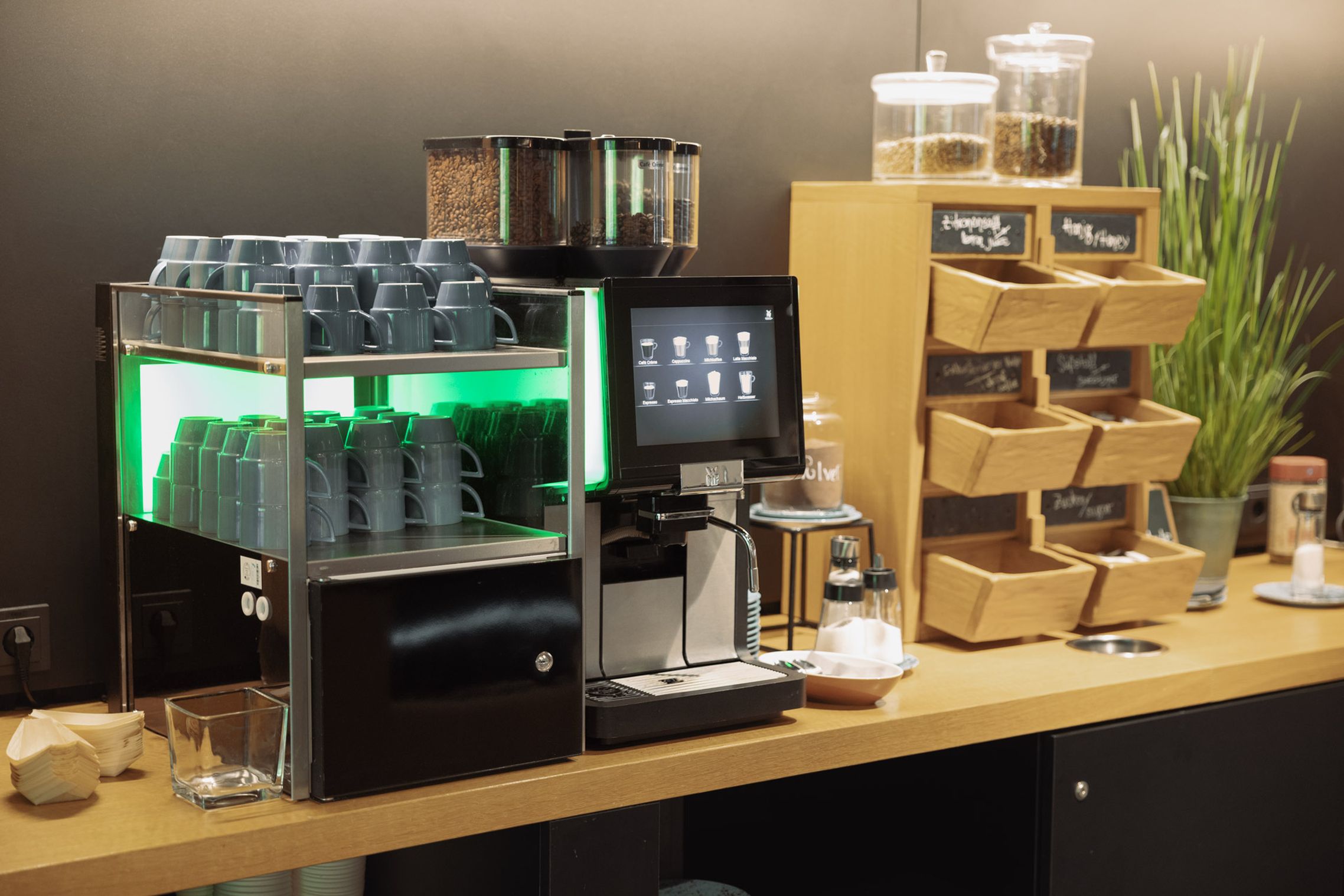 WMF fully automatic coffee machine at a Lindner hotel