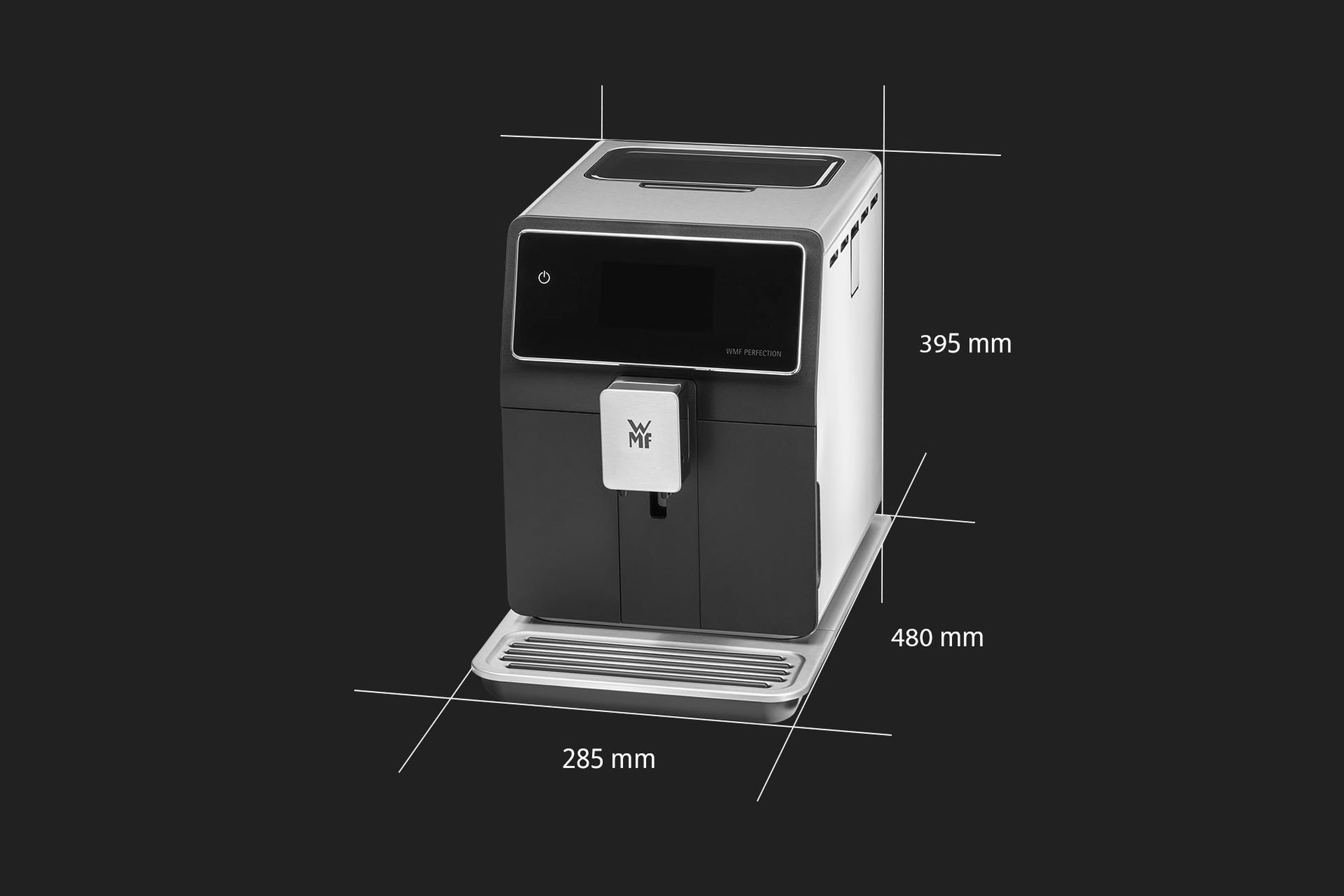 Compact size of WMF Perfection OFFICE