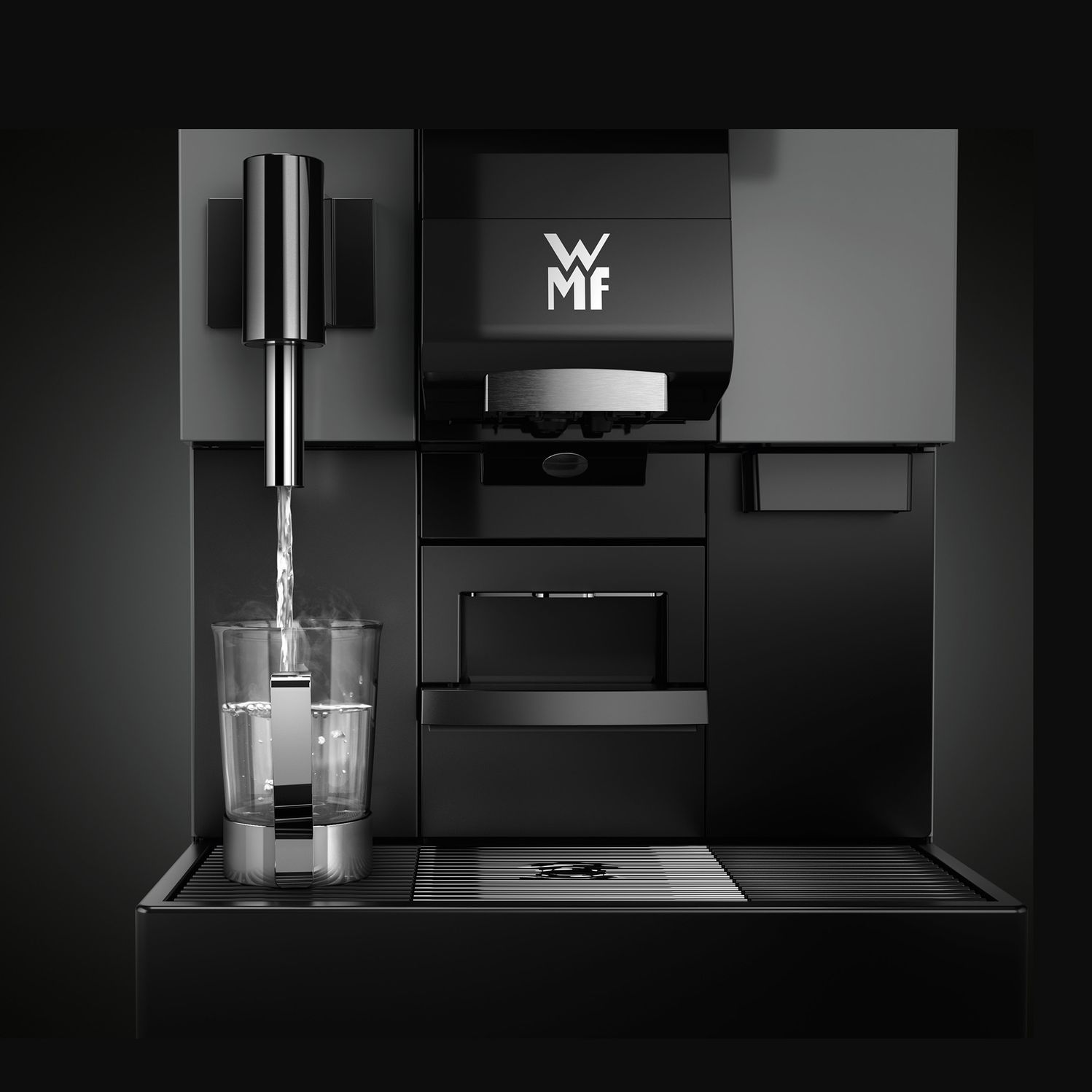 WMF Peak 50 professionelle Kaffeemaschine mit Heißwasserausgabe