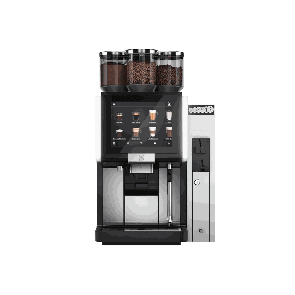 Payment solution WMF Coin Checker in combination with WMF 5000 S + coffee machine