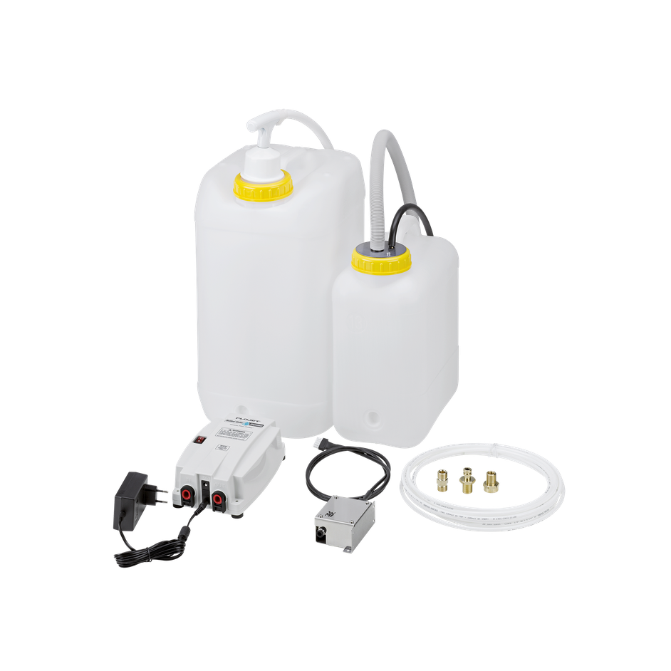 Technical group with external booster pump