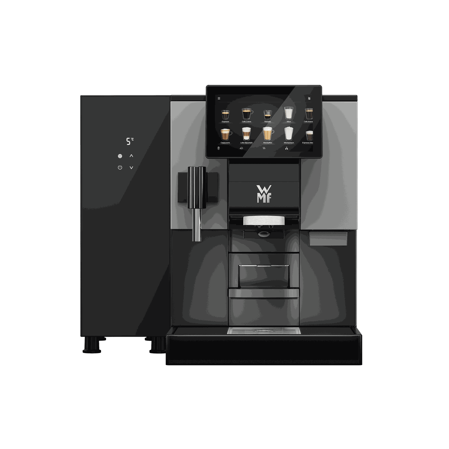 WMF Peak 50 coffee machine with milk cooler