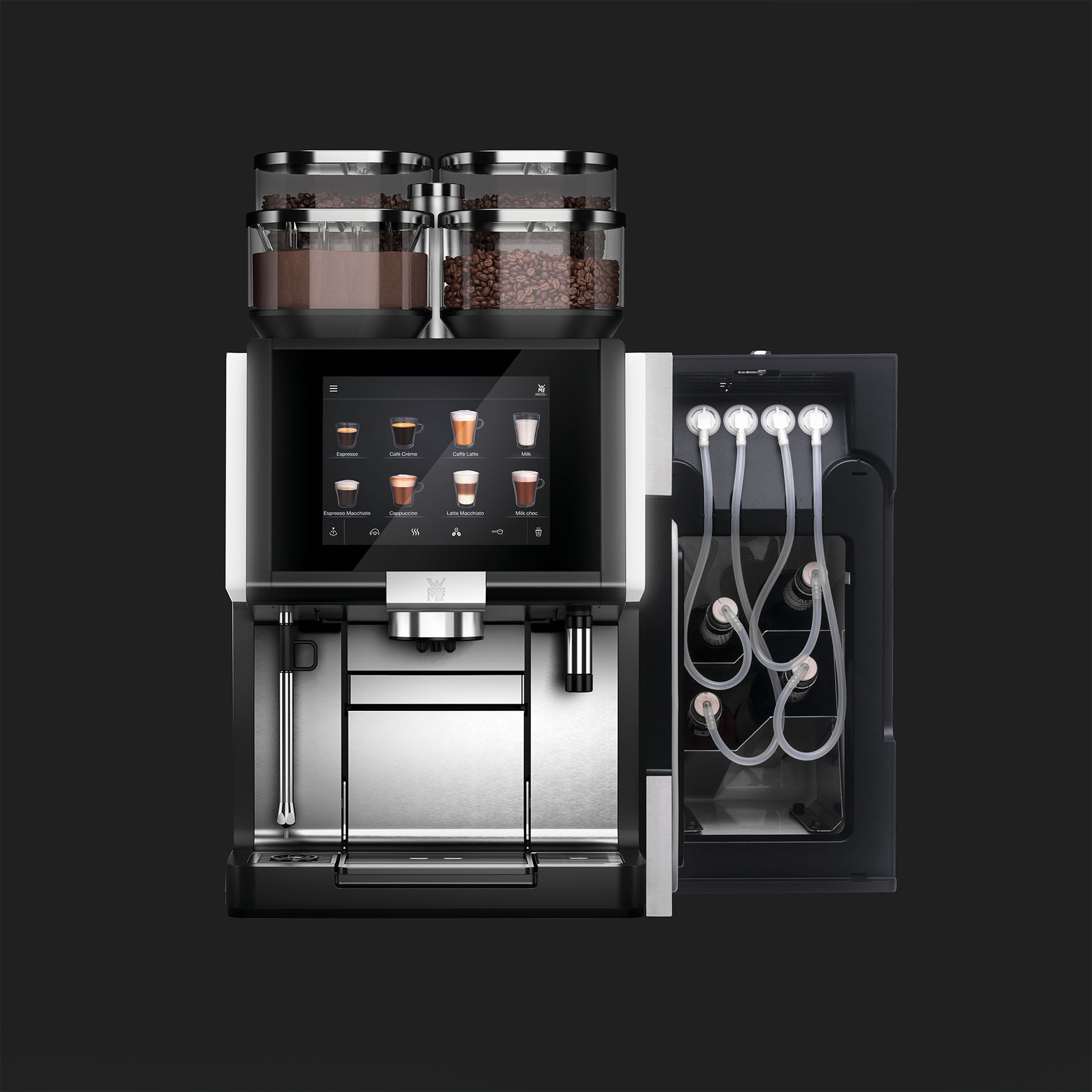 WMF 9000 S+ with syrup station