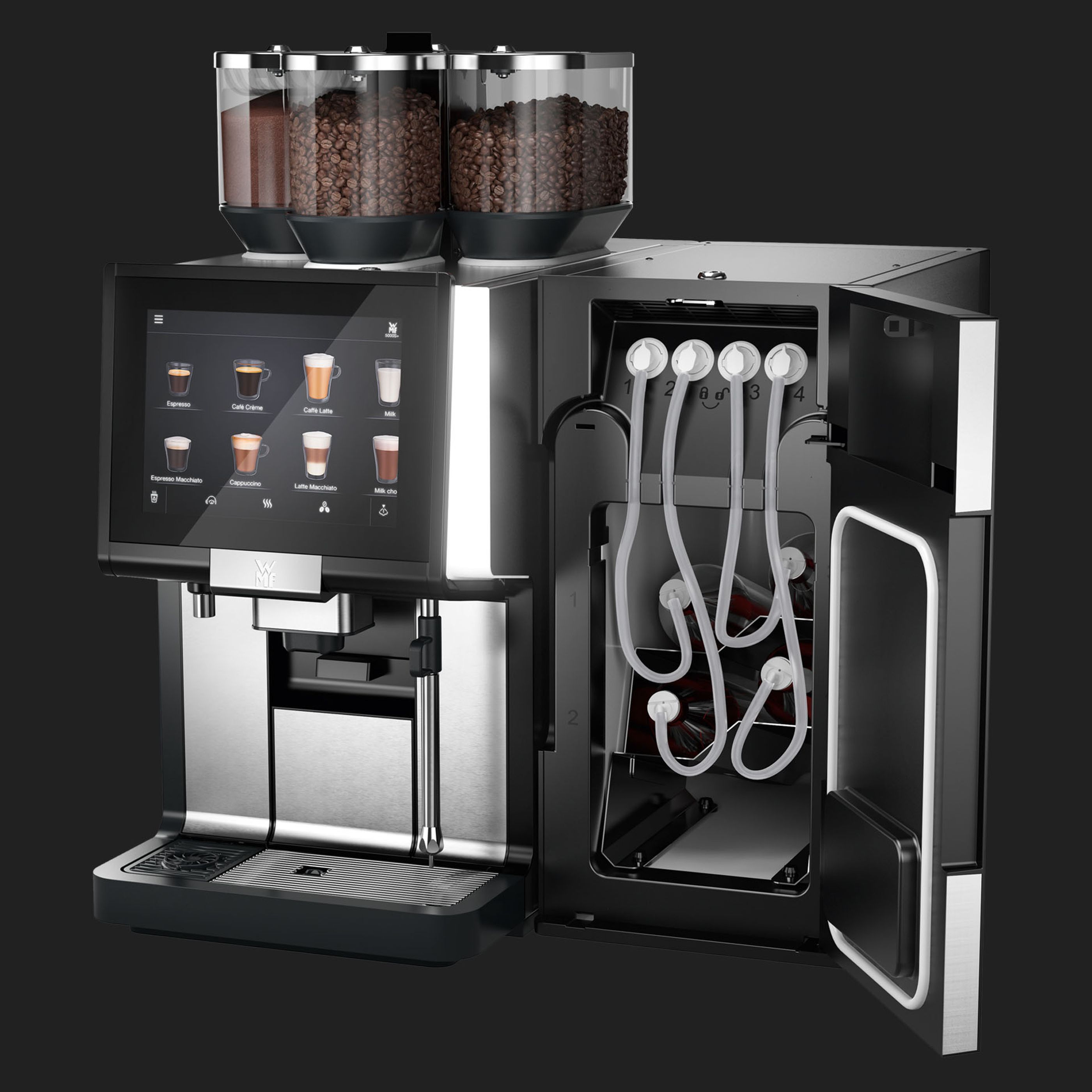 Syrup station for WMF 5000 S+ fully automatic coffee machine