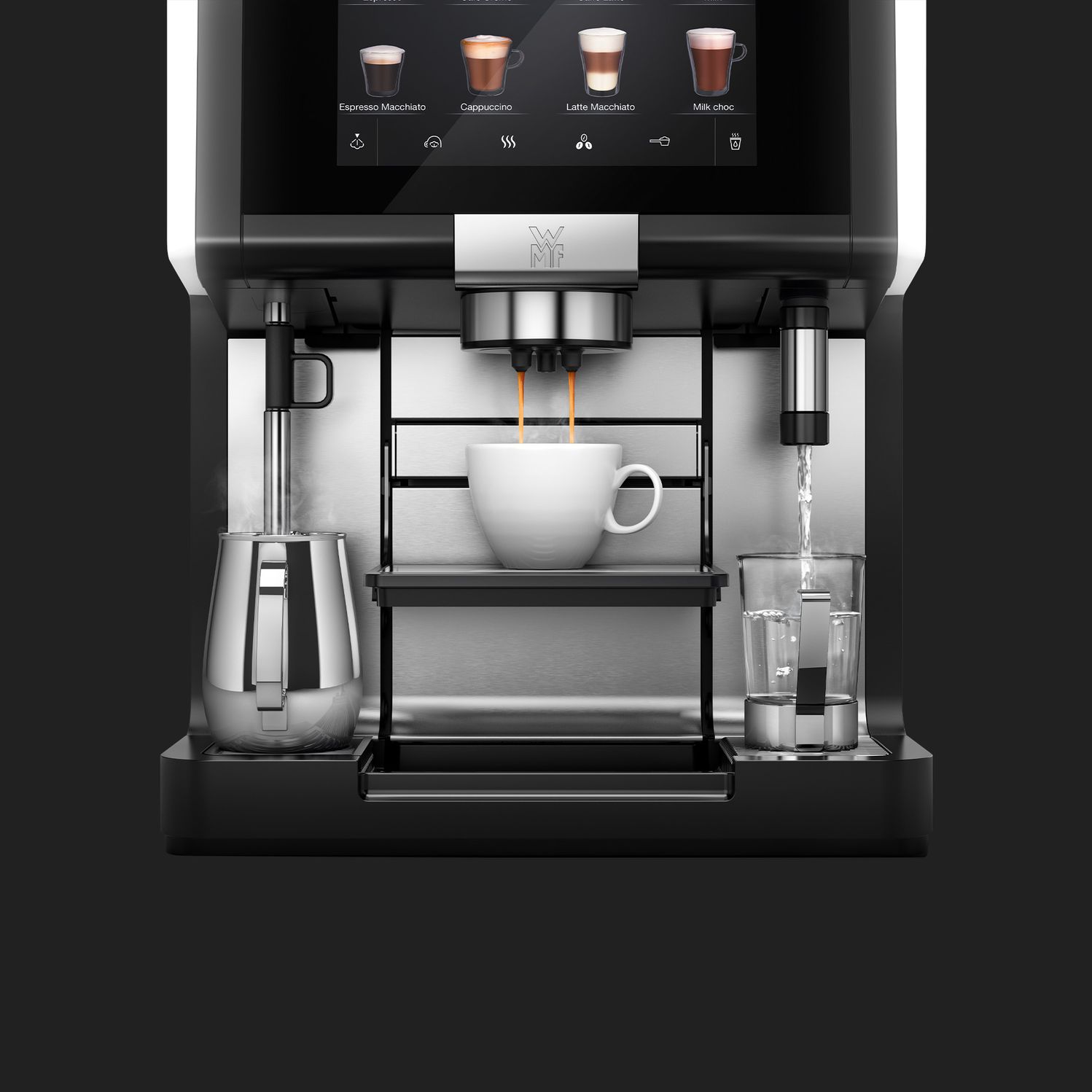 WMF 9000 S+ parallele Zubereitung